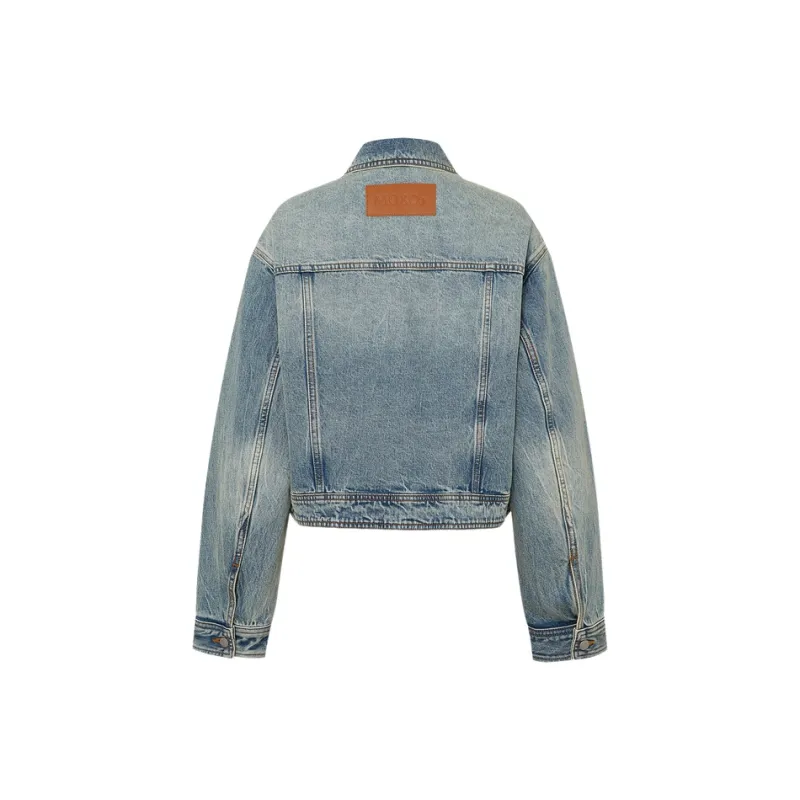 MO&CO Denim Jackets Women's Denim Blue-1