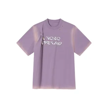 Voguo Relay Gradient Washable Short-Sleeved T-Shirts Unisex