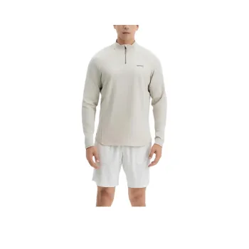 DECATHLON ARTENGO T Shirt Men's Light White Lime Gray