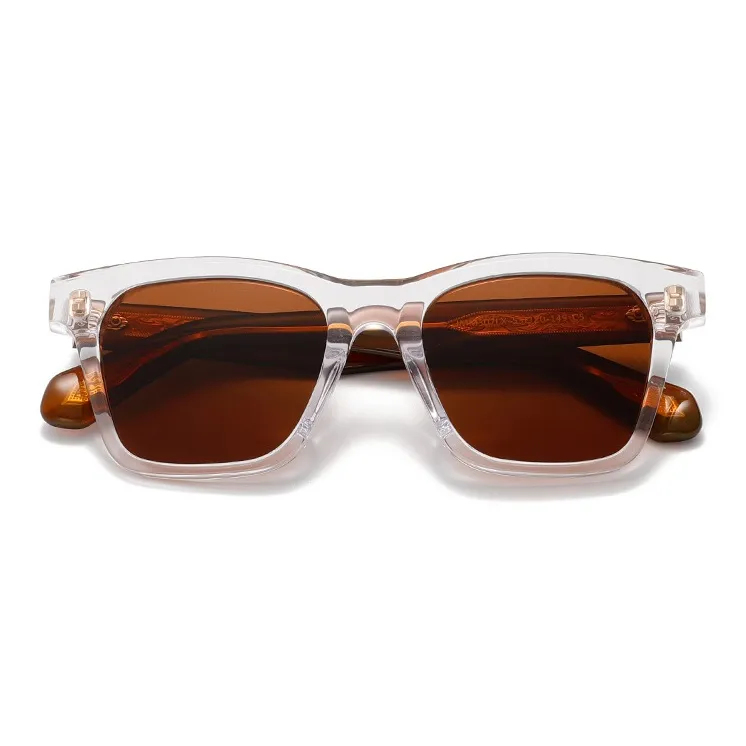 ROLLOTD Plate Frame Square Sunglasses Unisex-2