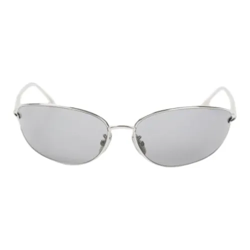 LOEWE Irregular Shape Sunglasses Unisex Silver