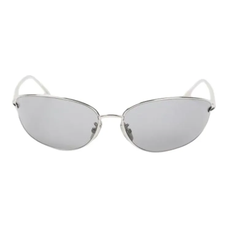 LOEWE Irregular Shape Sunglasses Unisex Silver-0