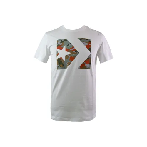 Converse Star Chevron Camo Fill Bo T-Shirt Men's White