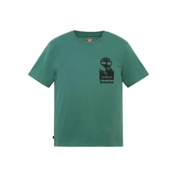 Timberland T Shirt Men's Blue Green