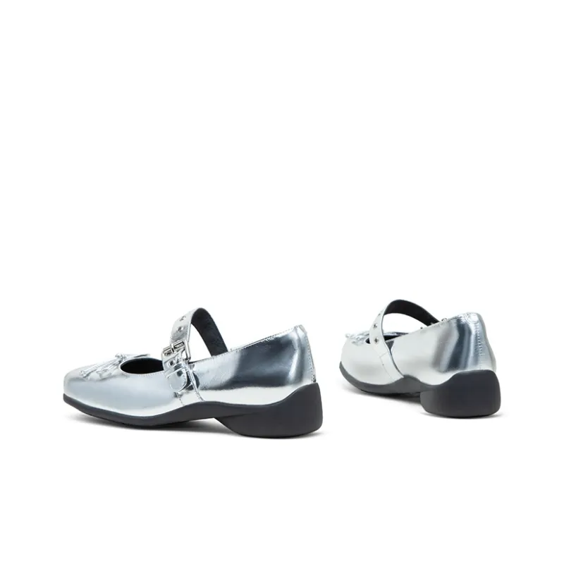 TOP GLORIA Casual Single Shoes Women's Silver-1