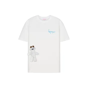 NOISY TEDDY Short Sleeved T Shirts White Unisex