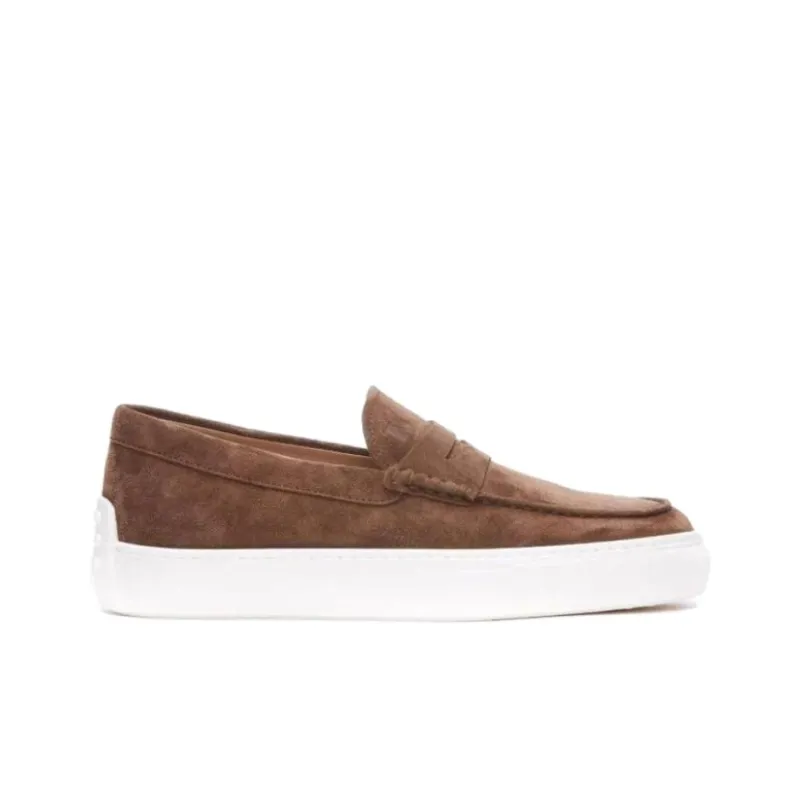 TOD'S Gommino Round Toe Penny Loafers-1