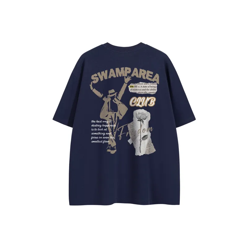 SWAMP AREA T Shirt Unisex White-19