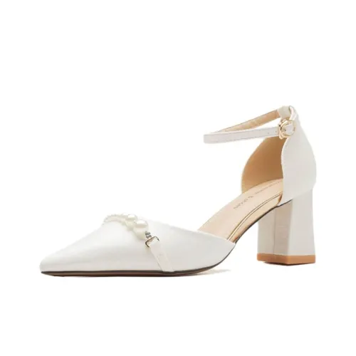 Than Than Me Chunky Heel High Heels Women's