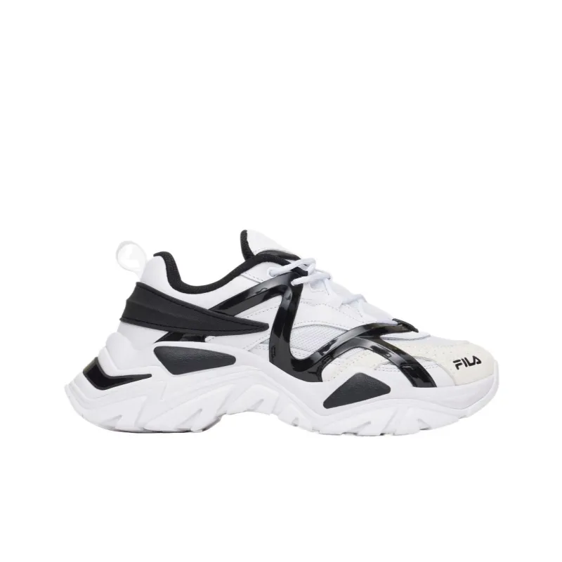 FILA Electrove 3 Low Top Casual Shoes Women's Black White-1