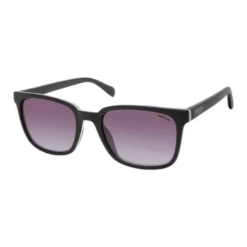 KENNETH COLE Injection Molded Irregular Shape Sunglasses Men's Black