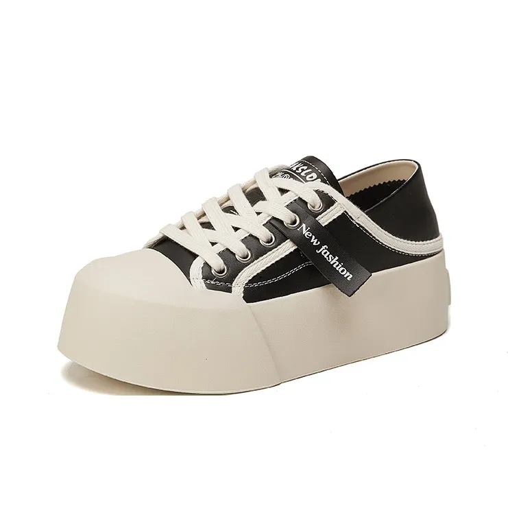 Jerden Smith Abrasion Resistant Height Increasing Low Top Skateboard Shoes Women's-0