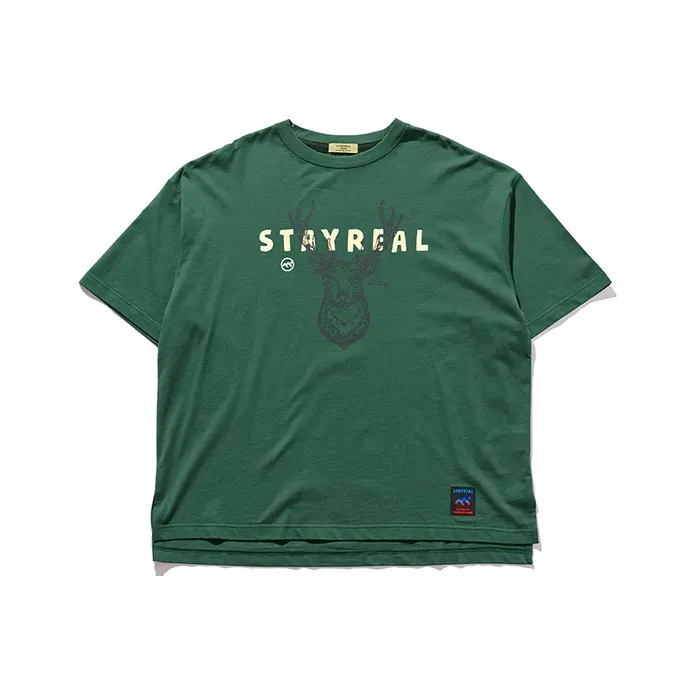 STAYREAL Crew Neck Short-Sleeved T-Shirts Unisex-18