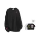 Black (Comes with Random Print Short-Sleeved Shirt)