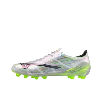 Mizuno Alpha II Elite Soccer Shoes Unisex Silver Green