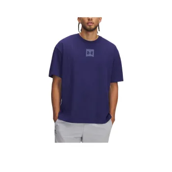 Under Armour Heavy Weight Oversized Bo T Shirt Men's Marine Blue