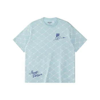 FILA FUSION FUSION LIFE T Shirt Unisex Light Teal Blue