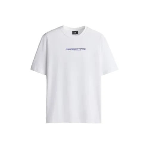 H&M T-Shirt Men's White/Furniture Collector