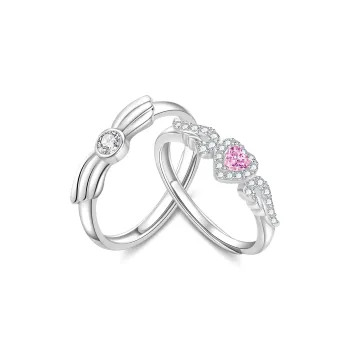 Lao Feng Xiang S925 Silver Rings Unisex