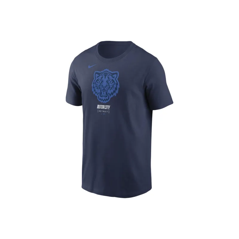 Nike T-Shirt Men's Marine Blue Detroit Tigers-0