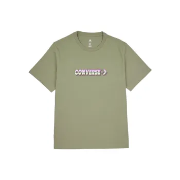 Converse MAJICA Graphic T Shirt Unisex Green