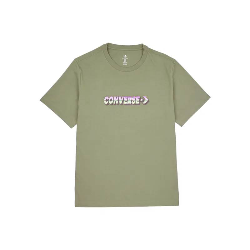 Converse MAJICA Graphic T Shirt Unisex Green-0