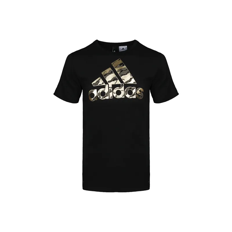 Adidas BOS FOIL CAMO T Shirt Men's Black-0