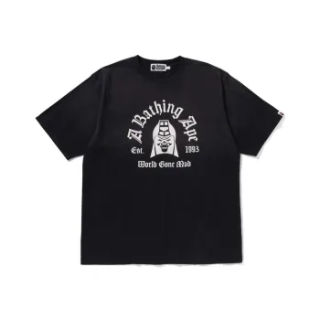 A BATHING APE Mad General College Tee
