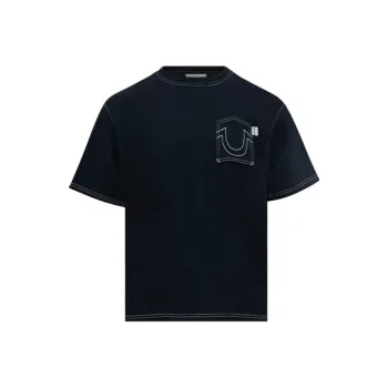 TRUE RELIGION SS24 T Shirt Unisex Black
