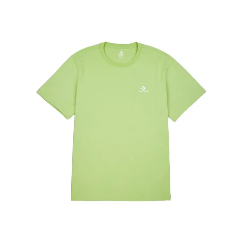 Converse Go To Embroidered Star Chevron T Shirt Unisex Vibrant Green-0