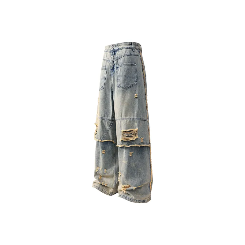 Endless Abyss Jeans Unisex Vintage Blue-2