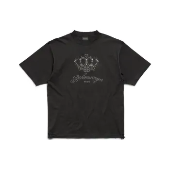 Balenciaga T Shirt Regular Fit Unisex Black