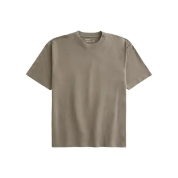 Hollister T-Shirts Men Tan