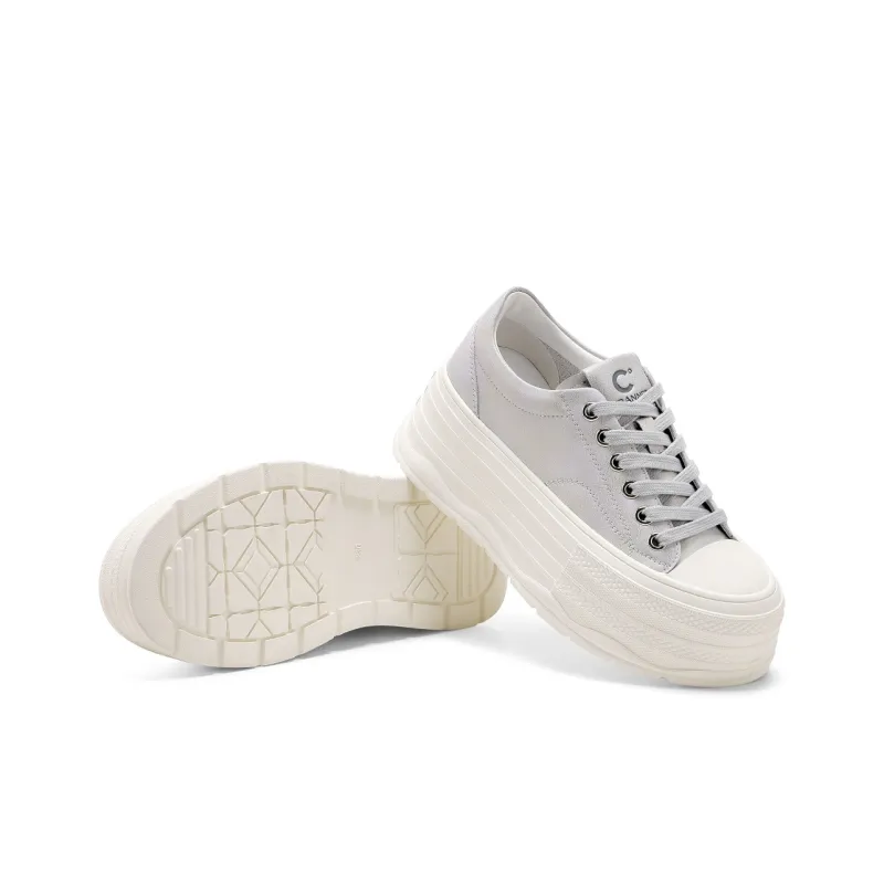 C°BANNER Low Top Casual Shoes Women's Gold-4