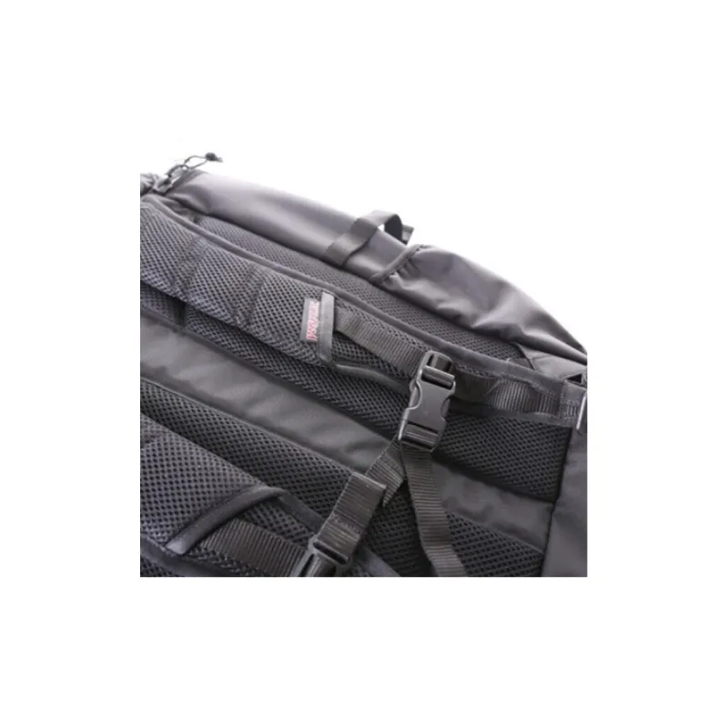 JanSport Fabric Backpack Tubas Unisex Black Gray-5