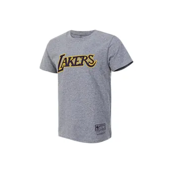 Mitchell & Ness x NBA Los Angeles Lakers T Shirt Unisex Gray