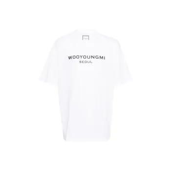 WOOYOUNGMI Logo print Cotton T shirt