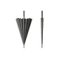 [Light Mist Gray]16 Strands Reinforced Straight Rod, Long Handle with Vinyl Grip