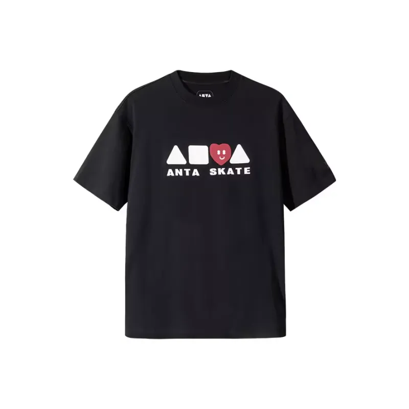 Anta Life Collection Sports Life Collection T Shirt Unisex Basic Black-0