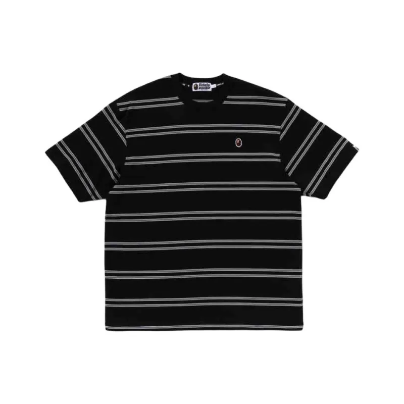 A BATHING APE Head One Point Hoop Relaxed Fit Tee-0