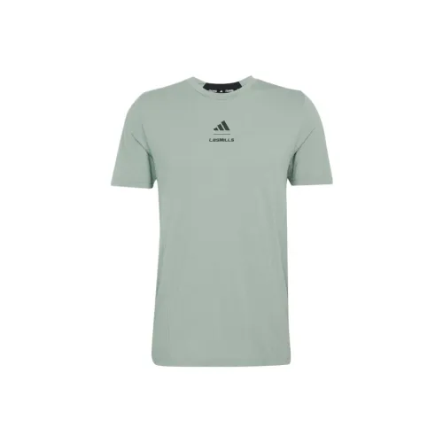 Adidas LES MILLS T Shirt Men's Green