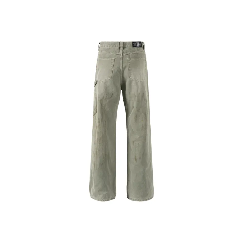 XINYINSU Jeans Unisex Gray-1