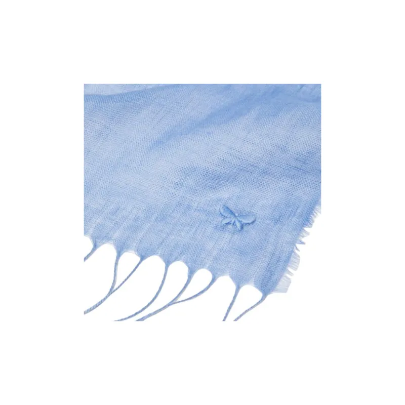 MaxMara Linen Knit Scarves Women's Blue-1