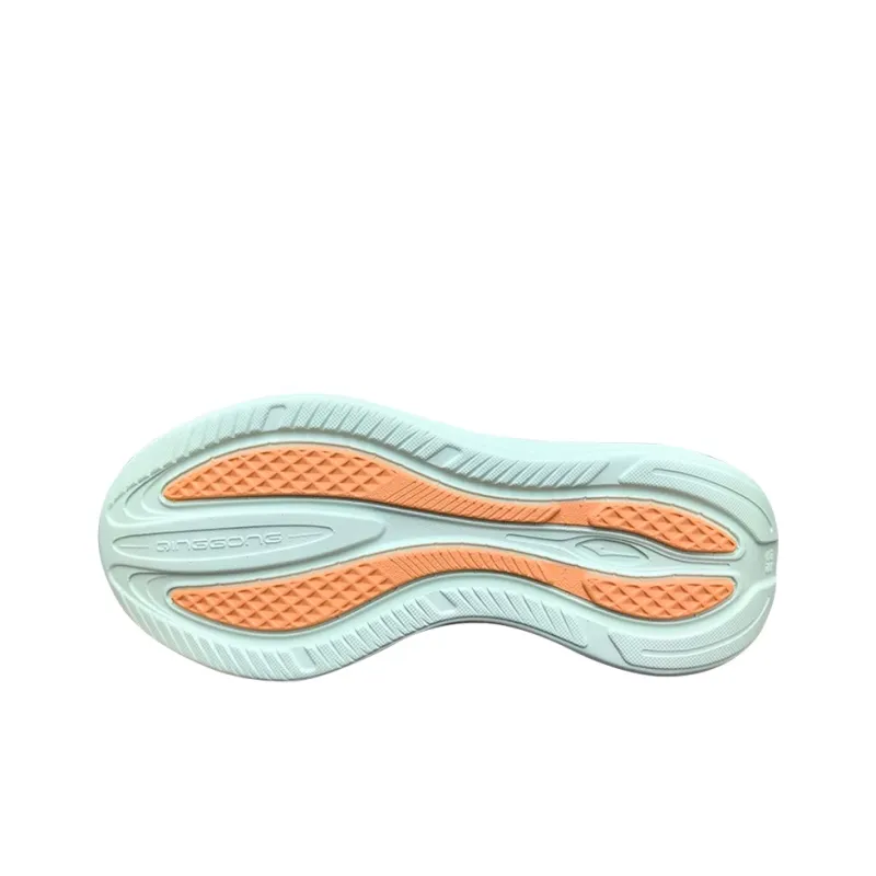 Erke Lightness 3.0 Anti Slip And Wear Resistant Lightweight Low Top Long Distance Running Shoes Women's White Green-4