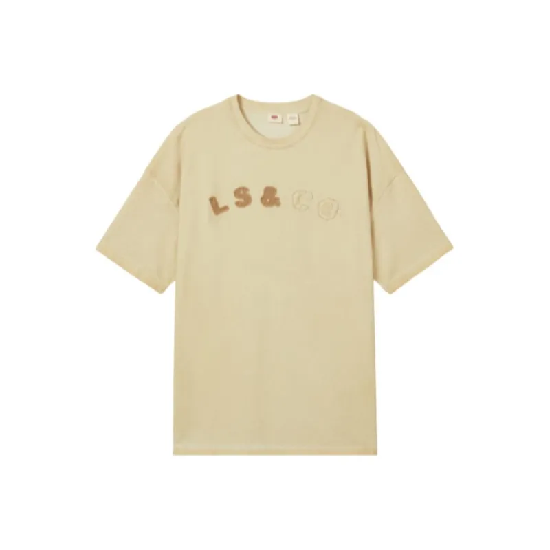 Levis T Shirts Men Light Brown-0