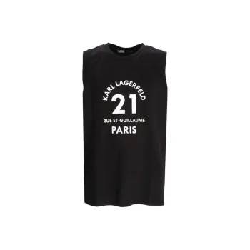 KARL LAGERFELD / Karl Lagerfeld Jeans 21 Rue St Guillaume print Tank Top