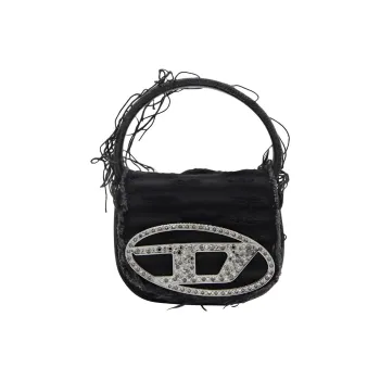 DIESEL 1Dr Xs Embellished Distressed Mini Tote Bag
