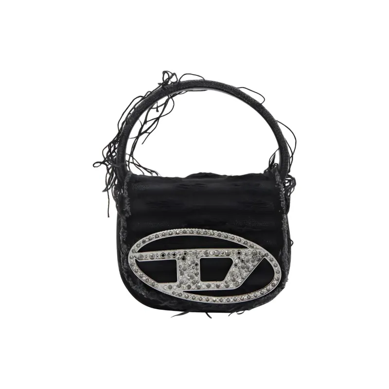 DIESEL 1Dr Xs Embellished Distressed Mini Tote Bag-0
