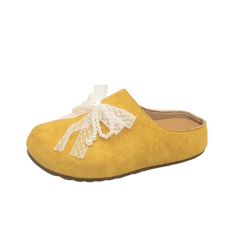 AJPAP Quiet Odor Resistant Abrasion Resistant Wrap toe Slippers Women's-10
