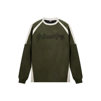 404MOB GANG T Shirt Unisex Army Green